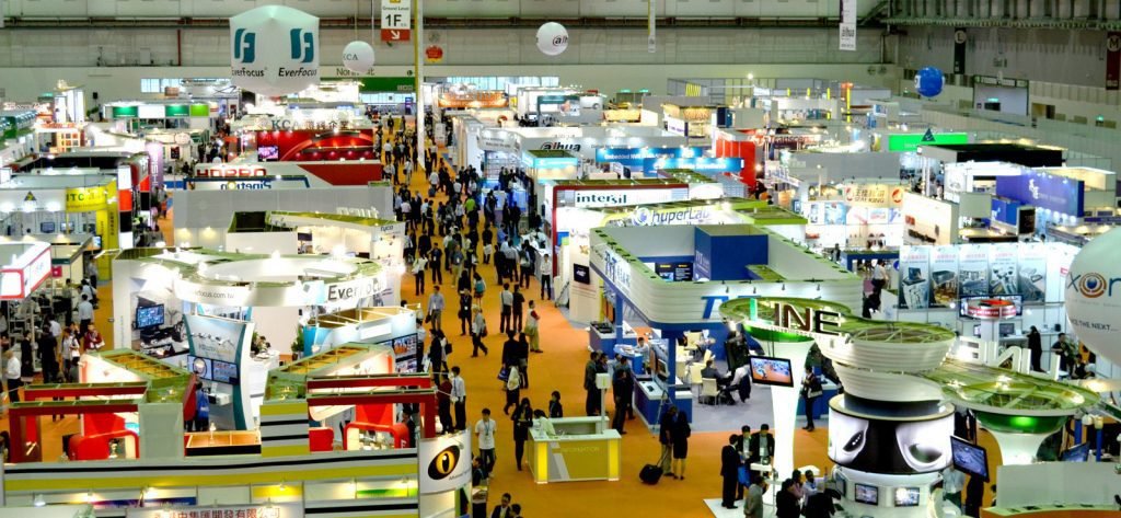 A trade show