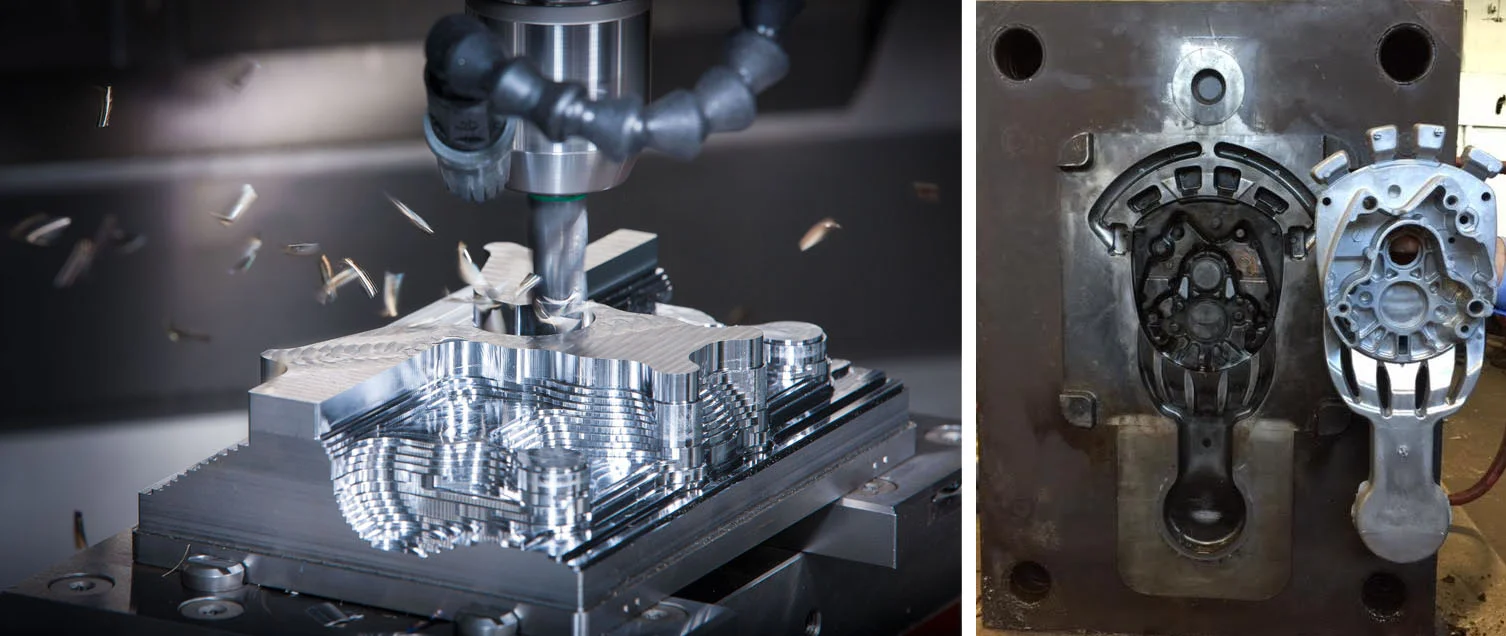 cnc vs diecast manufacturing process
