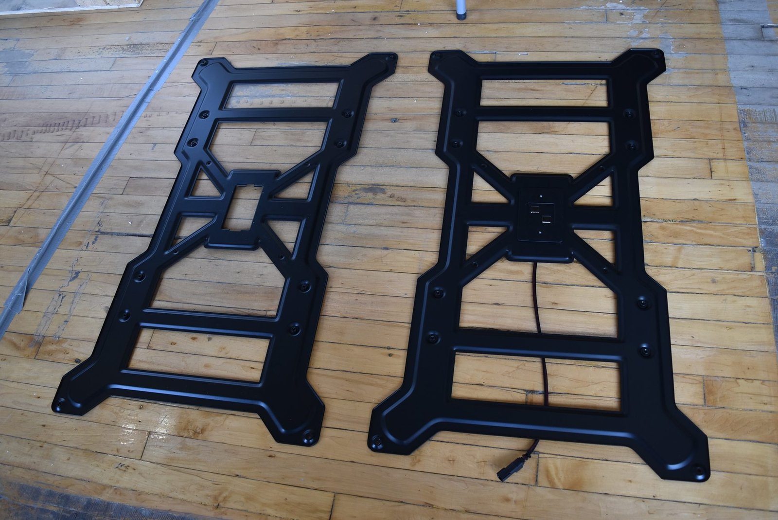 LCD Design and Commercial Integration at Scale: The ArcLight Cinemas StoryWall 3 Mounting brackets that attach to the back of each LCD screen